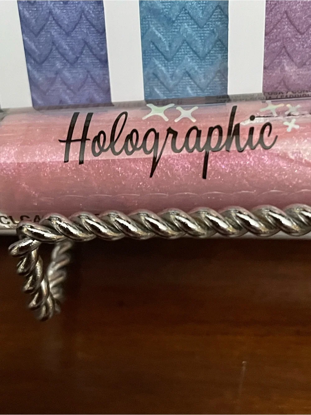 L.A. COLORS 16-Color Shimmer Eyeshadow Palette — and pink lip gloss new